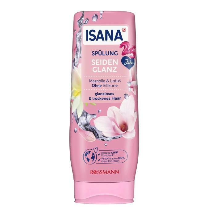 Isana Saç Kremi İpeksi Parlaklık Manolya ve Lotus 300 ml - 1