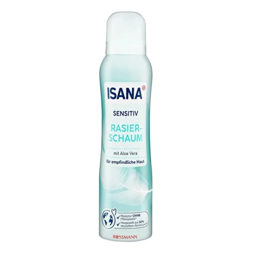Isana Tıraş Seti - 6 Bıçaklı Tıraş Bıçağı Aloe Veralı Tıraş Köpüğü 150 ml - 2