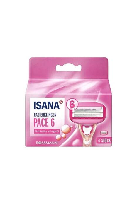 ISANA Yedek Tıraş Bıçağı 6 Bıçaklı - Kadınlar Için 4lü 4305615338552 - 1