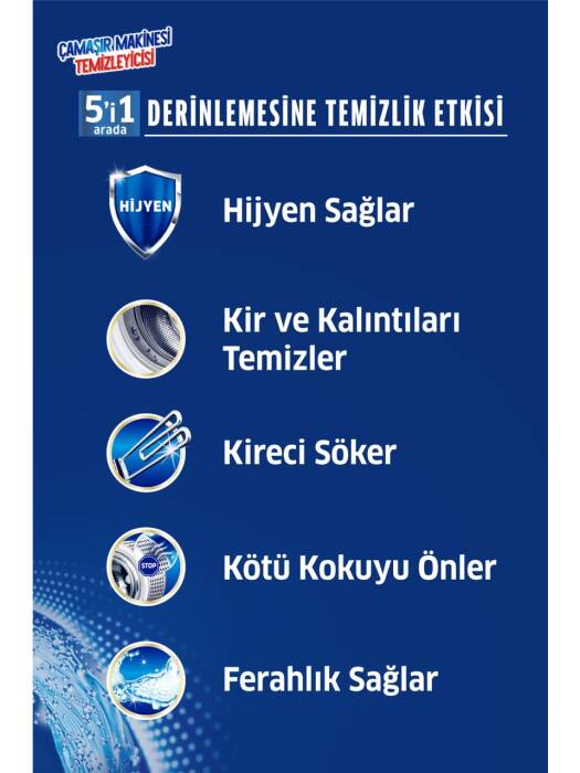 K2r 5 i 1 Arada Çamaşır Makinesi Temizleyicisi 2 Kullanımlık (1 x 163 g) - 4