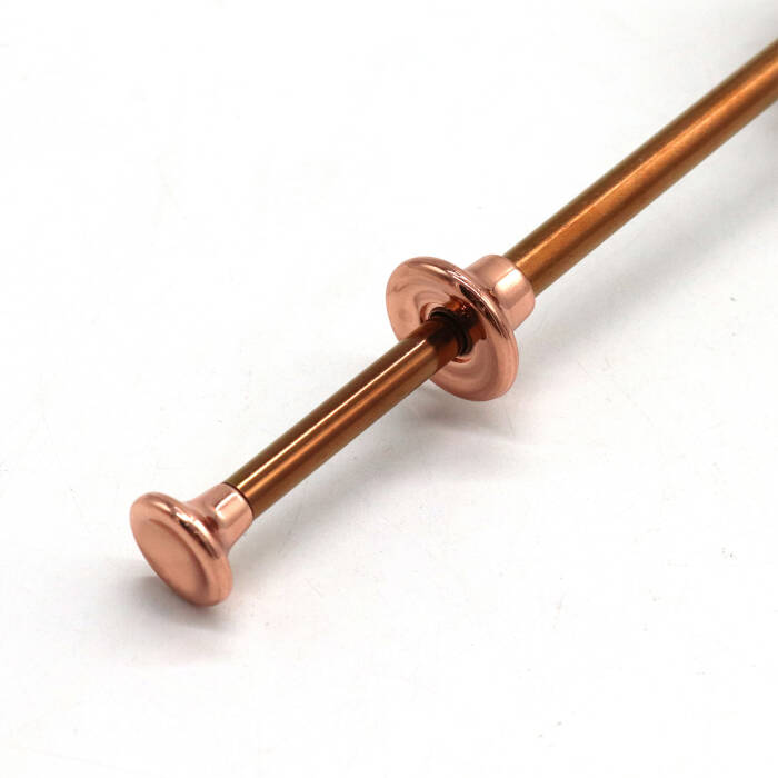 Konik Tasarımlı Rose Gold Renkli Paslanmaz Çelik Çay Süzgeci - 2