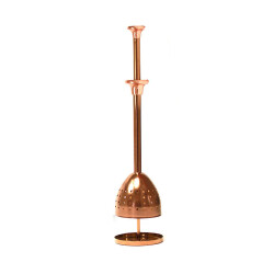 Konik Tasarımlı Rose Gold Renkli Paslanmaz Çelik Çay Süzgeci - 1