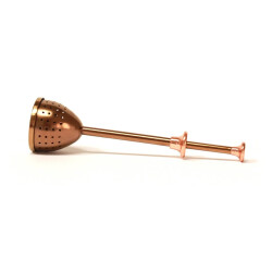 Konik Tasarımlı Rose Gold Renkli Paslanmaz Çelik Çay Süzgeci - 6