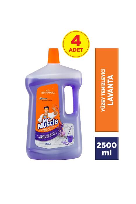 Konsantre Yüzey Temizleyici Lavanta 2500 ml x 4 lü - 1