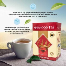 Mahmood Tea Super Pekoe Ithal Seylan Dökme Çayı 800 G ve Bardak - 3