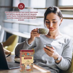Mahmood Coffee Kakuleli Türk Kahvesi Metal Kutu 200 Gr - 2