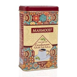 Mahmood Coffee Kakuleli Türk Kahvesi Metal Kutu 200 Gr - Mahmood Coffee