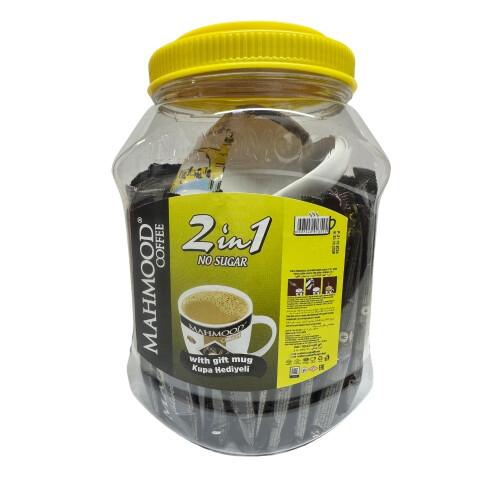 Mahmood Coffee 2'si 1 Arada Hazır Kahve Kavanoz 42 Adet Kupa Hediyeli - Mahmood Coffee