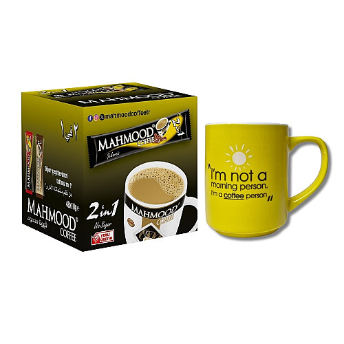 Mahmood Coffee 2'si 1 Arada 48 Adet ve Kupa Bardak - Mahmood Coffee