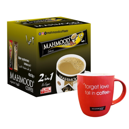 Mahmood Coffee 2'si 1 Arada 48 Adet ve Kupa Bardak - 1