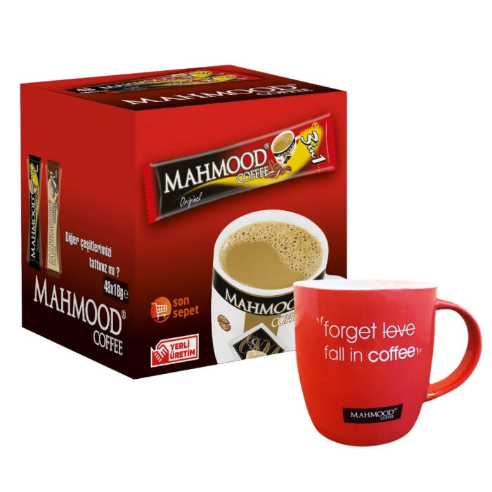 Mahmood Coffee 3'ü 1 Arada 48 Adet ve Kupa Bardak - 1