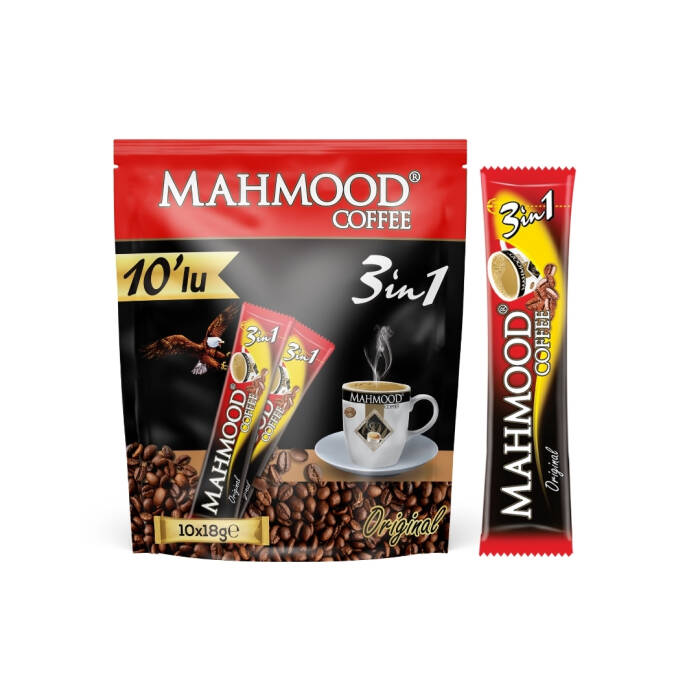 Mahmood Coffee 3'ü 1 Arada 18 gr x 10 Adet - 1