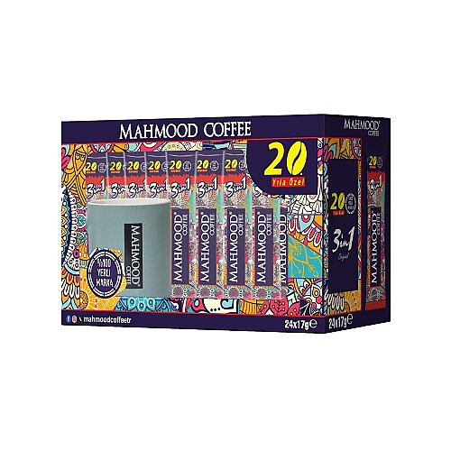 Mahmood Coffee 3'ü 1 Arada Hazır Kahve 24 Adet x 17 G (20. yıl) - 2