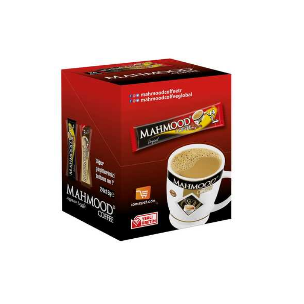 Mahmood Coffee 3'ü1 Arada 24 Adet X 18 Gr - 1