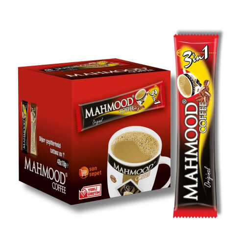 Mahmood Coffee 3'ü 1 Arada Hazır Kahve 48 Adet x 18 G - 3