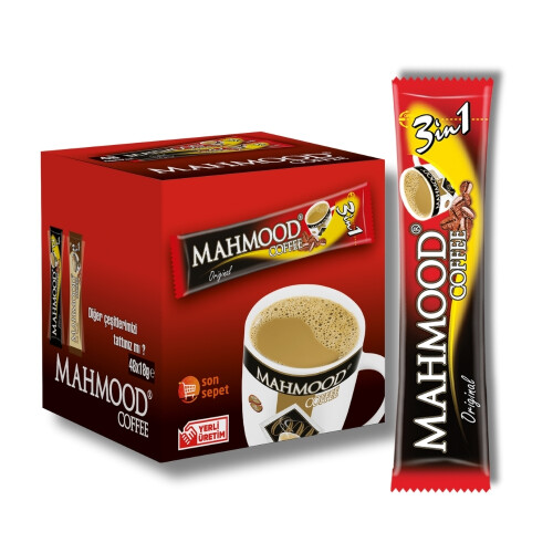 Mahmood Coffee 3'ü 1 Arada Hazır Kahve 48 Adet x 18 Gr - 3