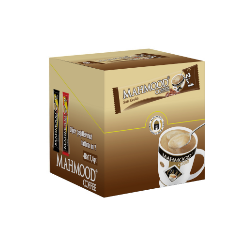 Mahmood Coffee 3'ü 1 Arada Sütlü Köpüklü 48 Adet ve Kupa Bardak - 3