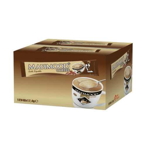 Mahmood Coffee 3ü 1 arada Sütlü Köpüklü Hazır Kahve 48 adet x 17,4 Gram (1 Koli) 