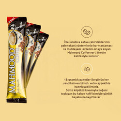Mahmood Coffee 3'ü 1 Arada Sütlü Köpüklü Hazır Kahve 48 Adet x 18 Gram - 3