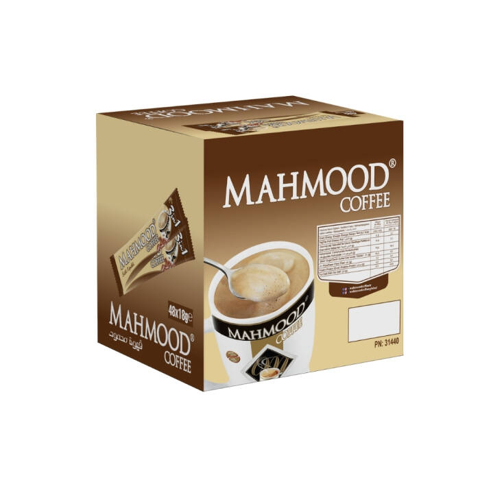 Mahmood Coffee 3'ü 1 Arada Sütlü Köpüklü Hazır Kahve 48 Adet x 18 Gram - 2