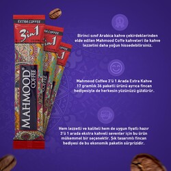 Mahmood Coffee 3'ü 1 Arada Ekstra 36 Adet - Kupa Bardak - 3