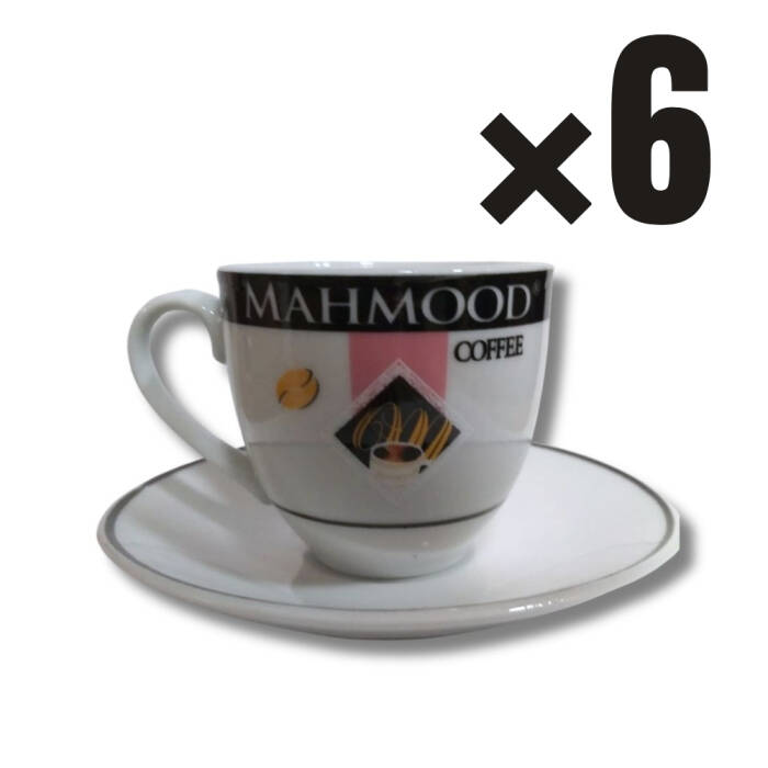 Mahmood Coffee Beyaz Türk Kahvesi 6 Kişilik Fincan Takımı - 1