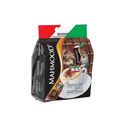 Mahmood Coffee Cappuccino Çikolata Choco Granül 20 Adet x 25 Gram - Mahmood Coffee