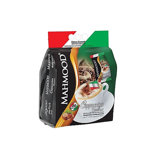 Mahmood Coffee Cappuccino Fındık Choco Granül 20 Adet x 25 Gram - Mahmood Coffee