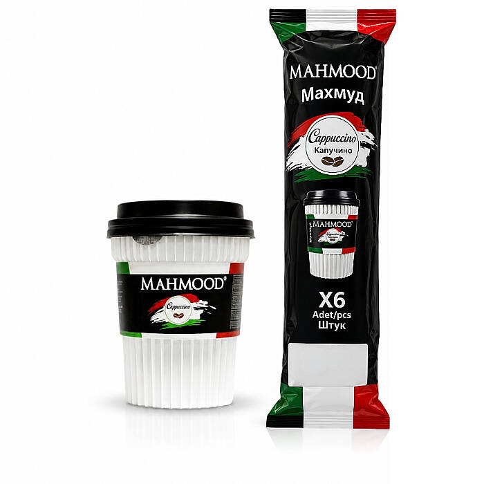 Mahmood Coffee Cappuccino Hazır Bardak Kahve 25 Gram x 6 Adet - 4
