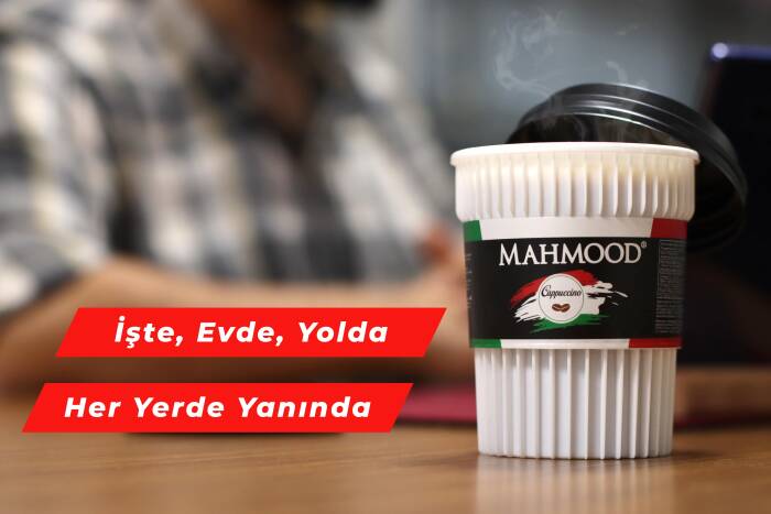 Mahmood Coffee Cappuccino Klasik Karton Bardak 25 Gram x 6 Adet - 3