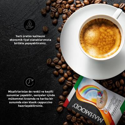 Mahmood Coffee Cappuccino Rainbow 25 G x 20 adet - 5