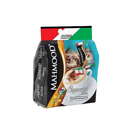 Mahmood Coffee Cappuccino Vanilya Choco Granül 20 Adet x 25 Gram - Mahmood Coffee