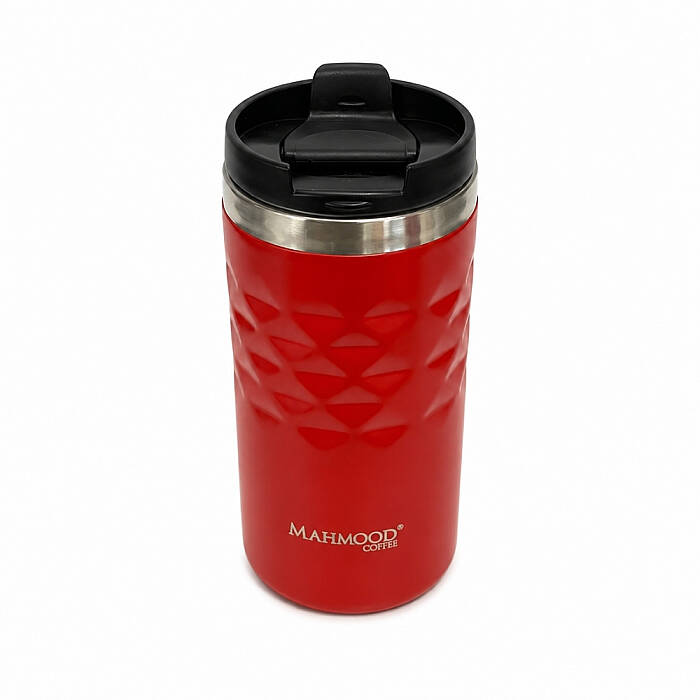 Mahmood Coffee Çelik Termos Kırmızı 300 ml - 2