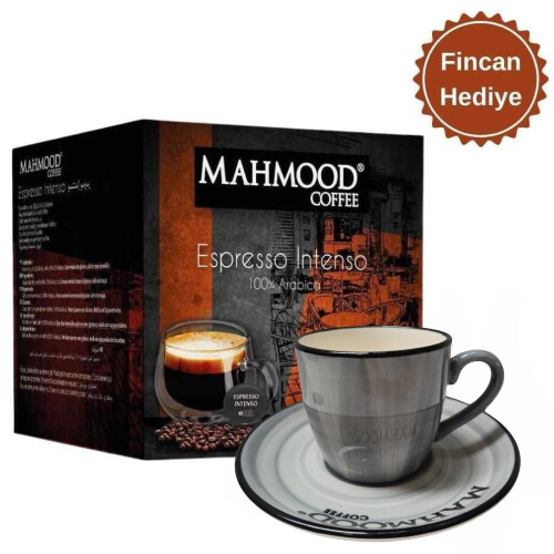 Mahmood Coffee Dolce Gusto Espresso Kapsül 7 G x 16 Adet ve Fincan - Mahmood Coffee