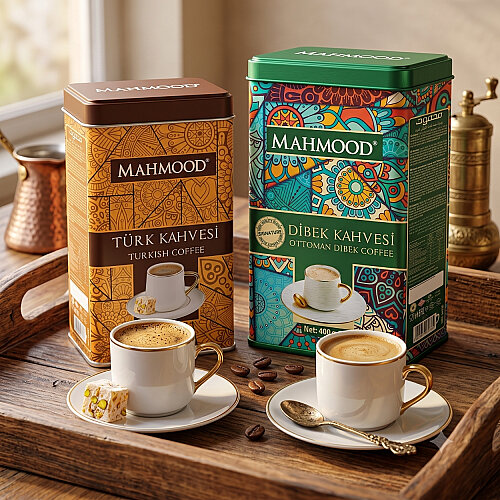 Mahmood Coffee Geleneksel Lezzet Seti Dibek 400 G ve Türk Kahvesi 220 G - 2