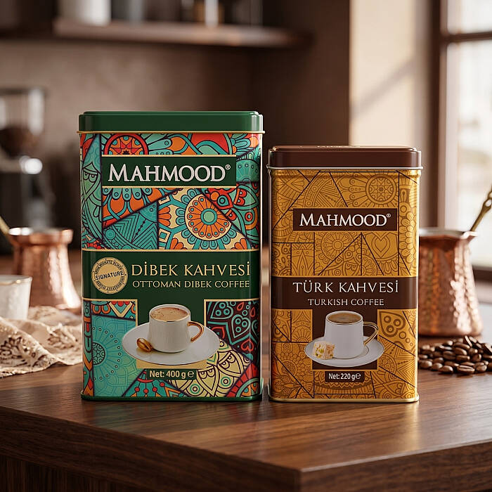 Mahmood Coffee Geleneksel Lezzet Seti Dibek 400 G ve Türk Kahvesi 220 G - 3