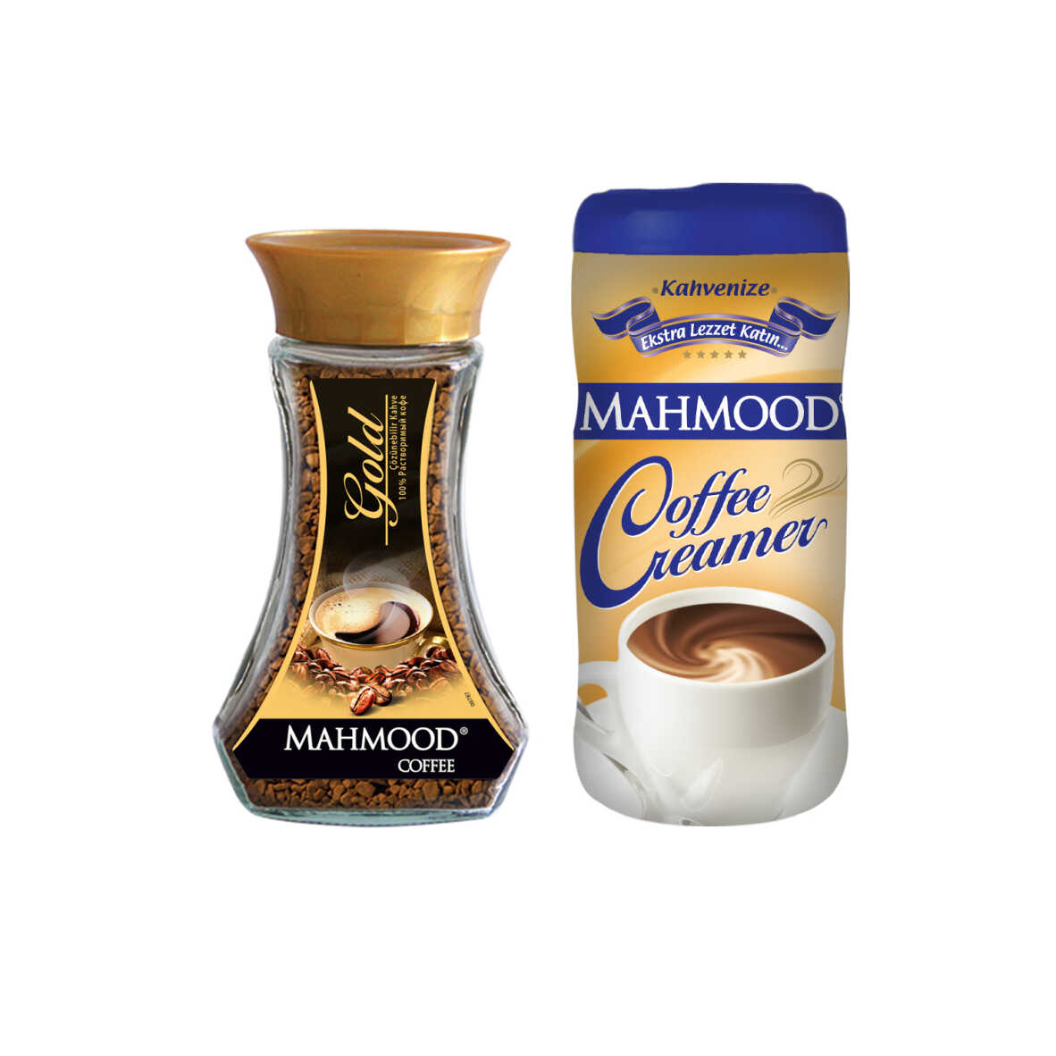 Mahmood Coffee Premium Gold Kahve 100 G ve Kahve Kreması 170 G - 1