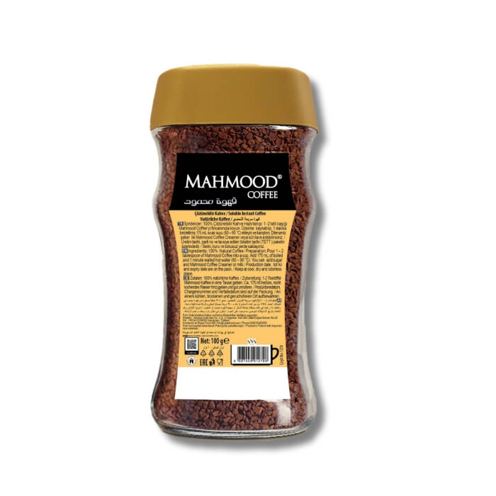 Mahmood Coffee Gold Granül Kahve Cam Kavanoz 100 G x 6’lı Set - 3