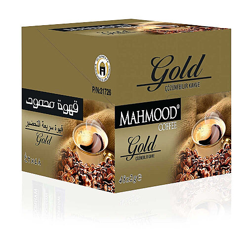 Mahmood Coffee Gold Granül Kahve 48 Adet X 2 G - Mahmood Coffee