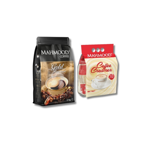 Mahmood Coffee Gold Professional 2 Kg ve Mahmood Kahve Kreması 1 Kg - Mahmood Coffee