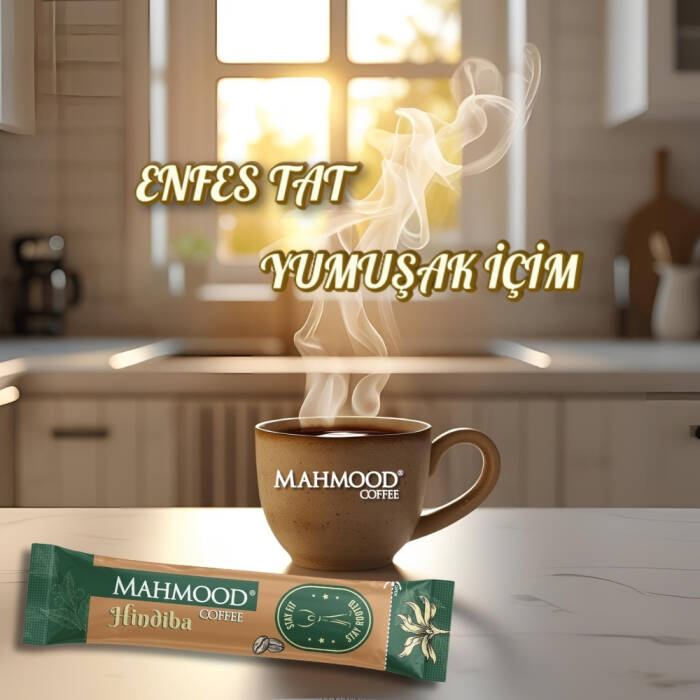 Mahmood Coffee Hindiba Kahvesi 2g x 48 Adet Stick | %60 Hindiba – %40 Kahve | Şekersiz & Helal - 5