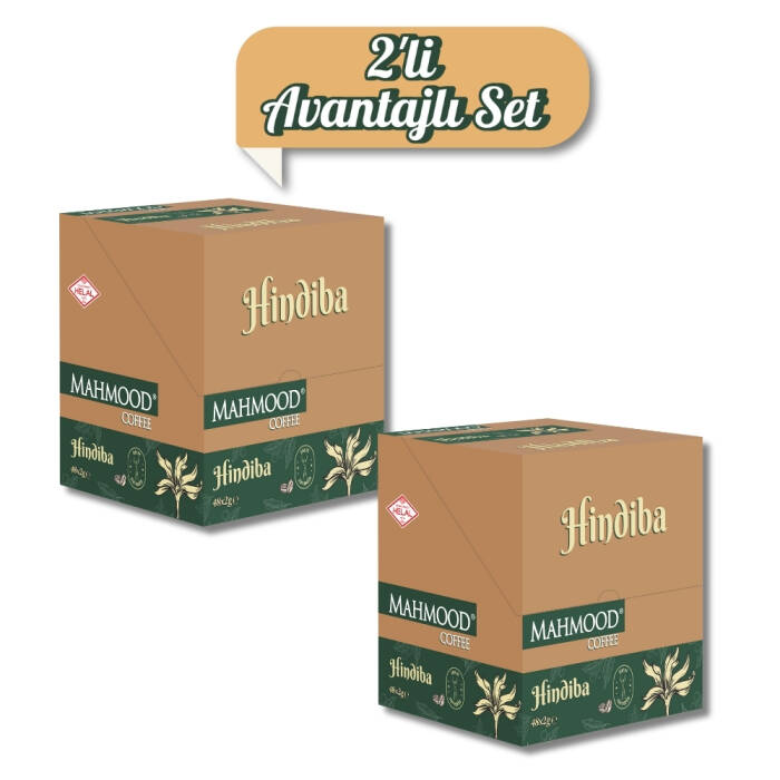 Mahmood Coffee Hindiba Kahvesi 2’li Paket 2g x 48 Stick | %60 Hindiba %40 Kahve - 1