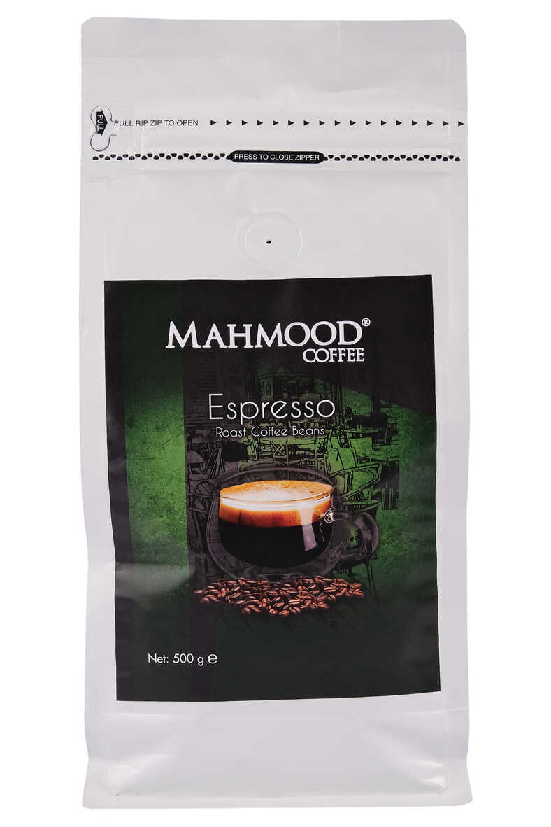 Mahmood Coffee Kavrulmuş Espresso Kahve Çekirdekleri 500 gr - 1