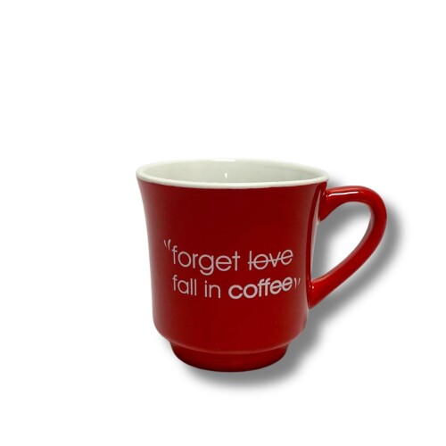 Mahmood Coffee Kırmızı Mottolu Porselen Kupa - 2