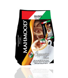 Mahmood Coffee Klasik Choco Granüllü Şekersiz Cappuccino 20 Adet x 13,7 G - Mahmood Coffee