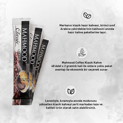 Mahmood Coffee Klasik Hazır Granül Kahve 48 adet x 2 G - 3