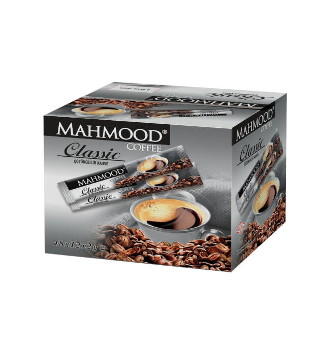 Mahmood Coffee Klasik Hazır Kahve 48 Adet x 2 gram (1 KOLİ - 12'Lİ) - 1