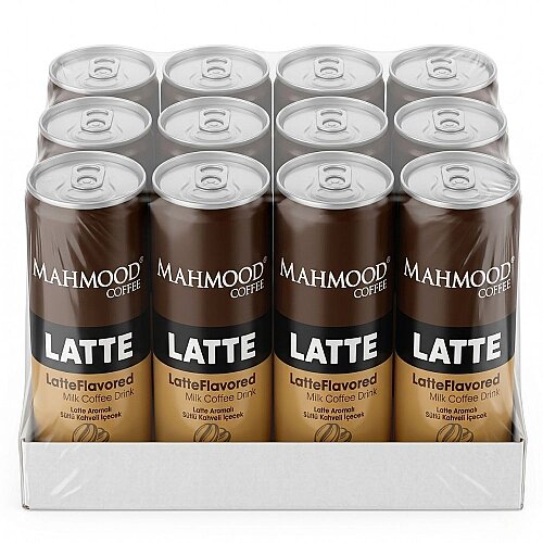 Mahmood Coffee Latte Soğuk Kahve 250 ml X 12 Adet - 3