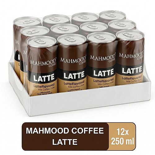Mahmood Coffee Latte Soğuk Kahve 250 ml X 12 Adet - 2