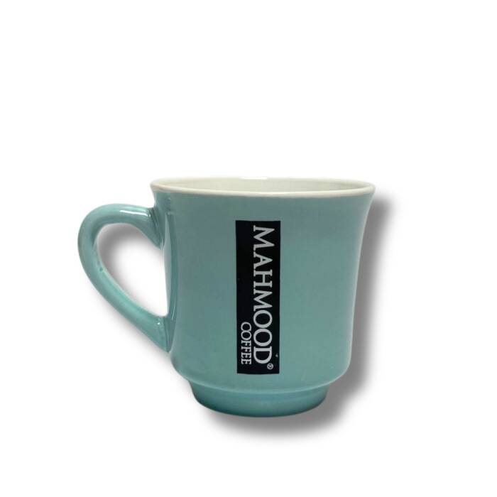Mahmood Coffee Mavi Mottolu Porselen Kupa - 3